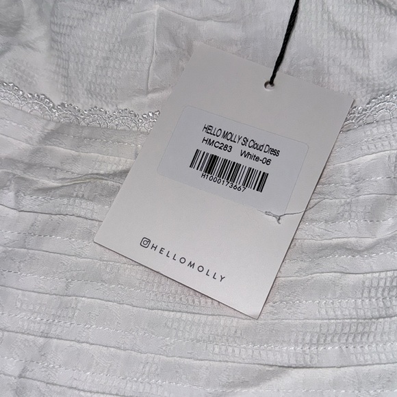 Hello Molly St. cloud Dress White Size US 2 New with Tags - Picture 5 of 8